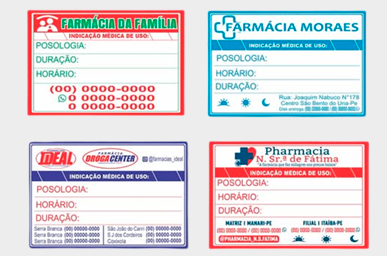 Etiquetas de Posologia