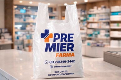 Sacolas Alça Camiseta