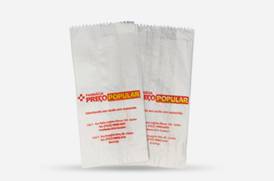 Saquinhos de Papel Branco